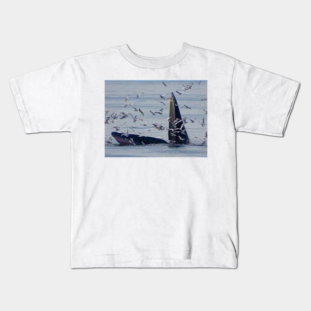 WHALE NATION Kids T-Shirt by dumbodancer